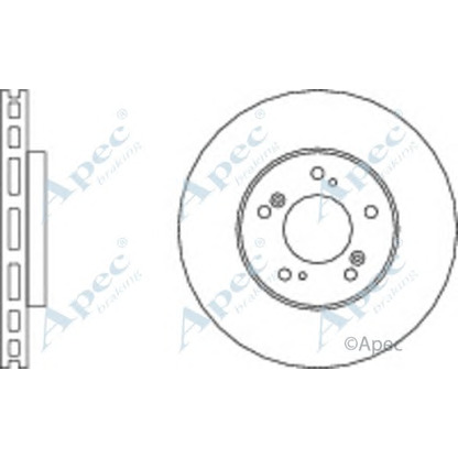 Photo Brake Disc APEC braking DSK373