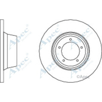 Zdjęcie Tarcza hamulcowa APEC braking DSK509