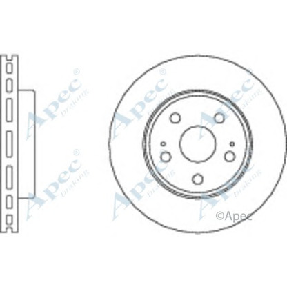 Foto Bremsscheibe APEC braking DSK516