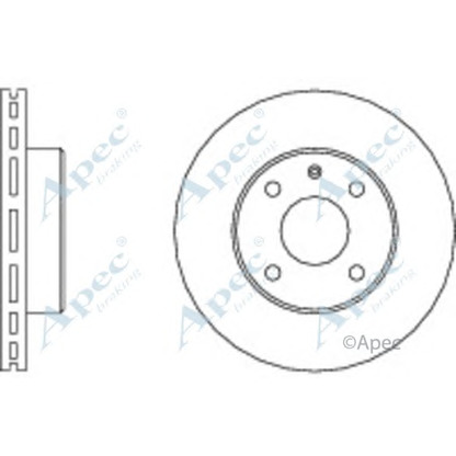 Photo Disque de frein APEC braking DSK525