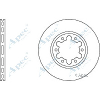 Foto Bremsscheibe APEC braking DSK529