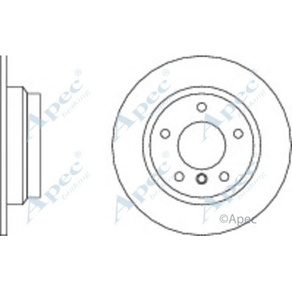 Photo Disque de frein APEC braking DSK536