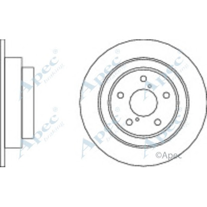 Photo Disque de frein APEC braking DSK550