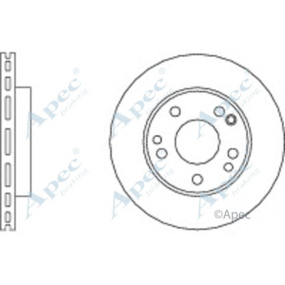 Photo Disque de frein APEC braking DSK552