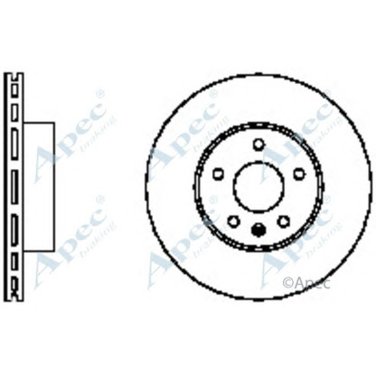 Photo Disque de frein APEC braking DSK556