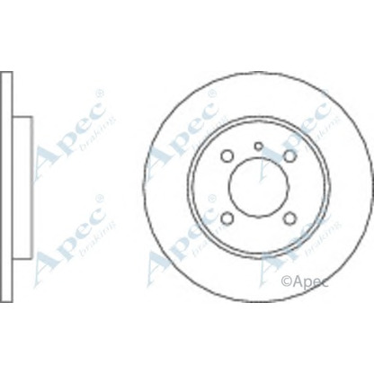 Photo Brake Disc APEC braking DSK567