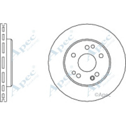 Foto Disco de freno APEC braking DSK571