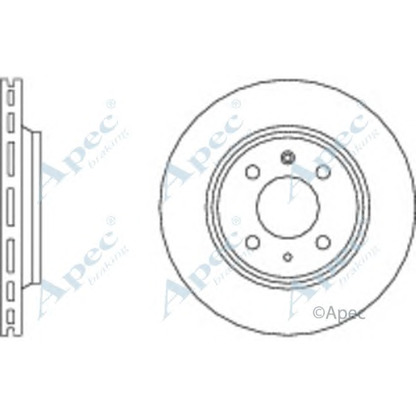 Photo Disque de frein APEC braking DSK577