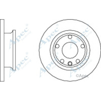 Foto Disco de freno APEC braking DSK591