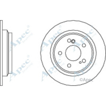 Foto Bremsscheibe APEC braking DSK605