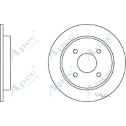 Photo Brake Disc APEC braking DSK607