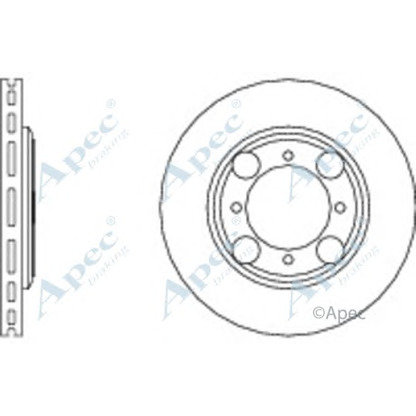 Zdjęcie Tarcza hamulcowa APEC braking DSK611