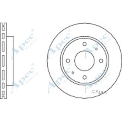 Photo Brake Disc APEC braking DSK615