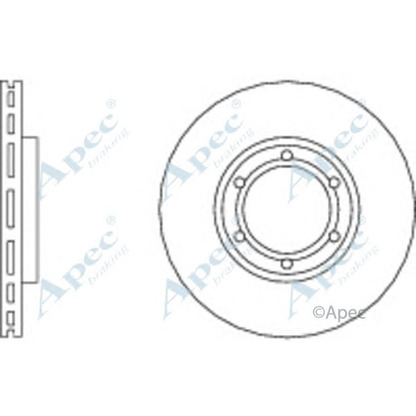 Zdjęcie Tarcza hamulcowa APEC braking DSK618