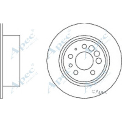 Foto Disco de freno APEC braking DSK619