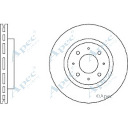 Photo Brake Disc APEC braking DSK625