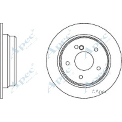 Foto Bremsscheibe APEC braking DSK626