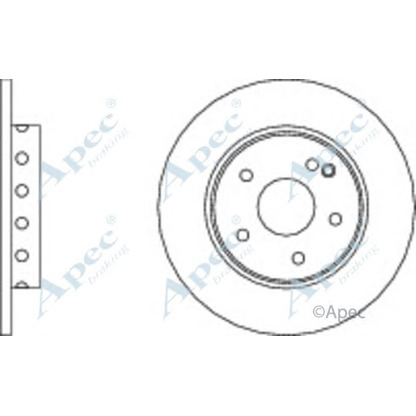 Foto Disco  freno APEC braking DSK629