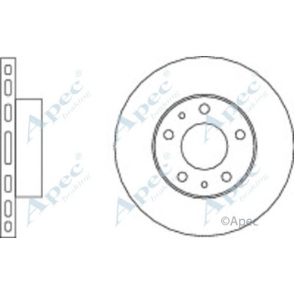 Foto Bremsscheibe APEC braking DSK644