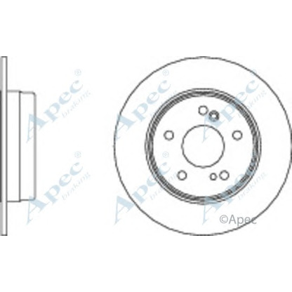 Foto Bremsscheibe APEC braking DSK650