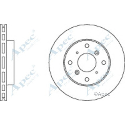 Zdjęcie Tarcza hamulcowa APEC braking DSK667