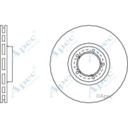 Foto Disco  freno APEC braking DSK673