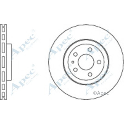 Photo Brake Disc APEC braking DSK696