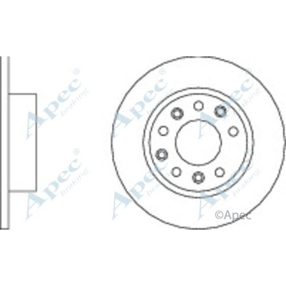 Photo Disque de frein APEC braking DSK700