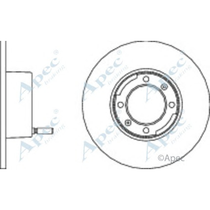Photo Disque de frein APEC braking DSK713
