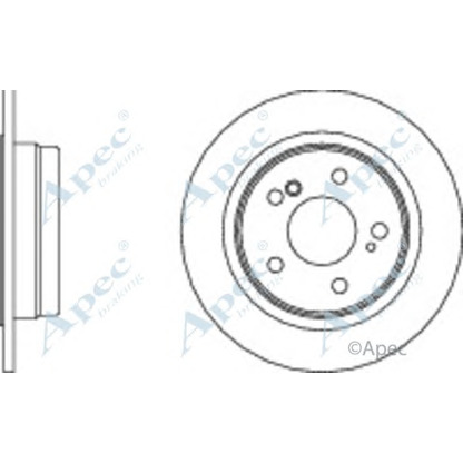 Photo Disque de frein APEC braking DSK718