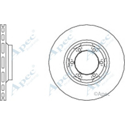 Zdjęcie Tarcza hamulcowa APEC braking DSK730