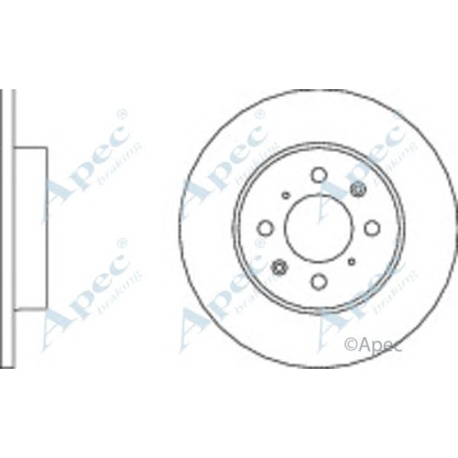 Photo Disque de frein APEC braking DSK741