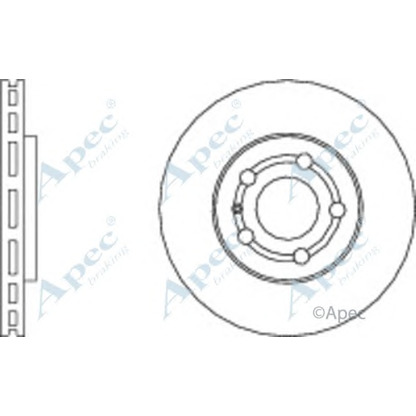 Photo Brake Disc APEC braking DSK750