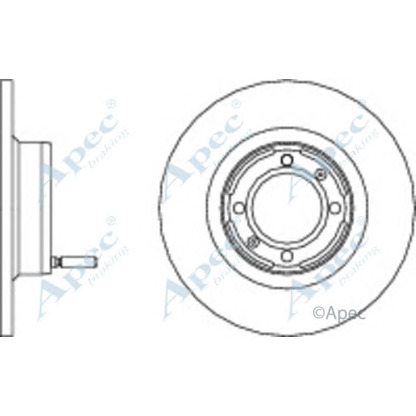 Foto Disco de freno APEC braking DSK757