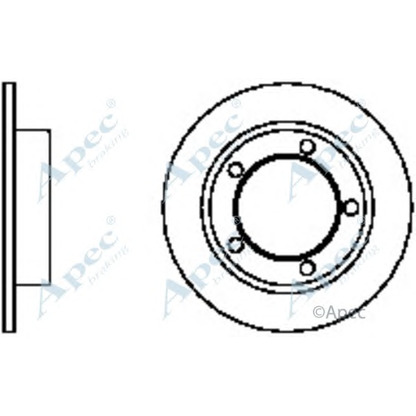 Foto Bremsscheibe APEC braking DSK768