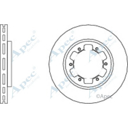 Foto Disco de freno APEC braking DSK772