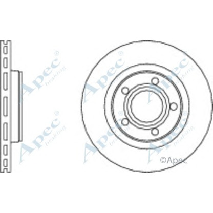 Photo Disque de frein APEC braking DSK776