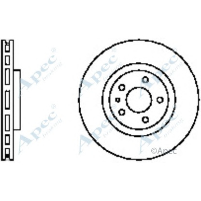 Foto Disco de freno APEC braking DSK782