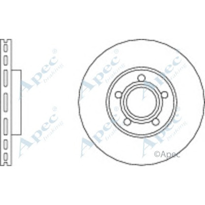 Photo Disque de frein APEC braking DSK787