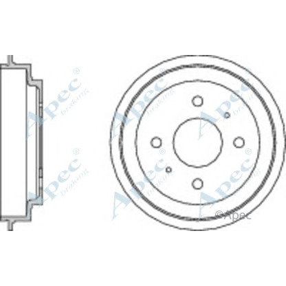 Фото Тормозной барабан APEC braking DRM9144