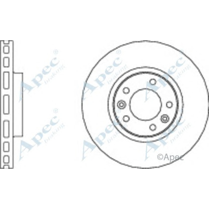 Photo Disque de frein APEC braking DSK824