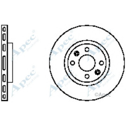 Photo Disque de frein APEC braking DSK826