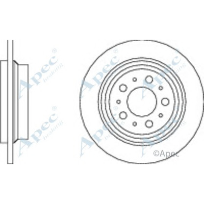 Photo Disque de frein APEC braking DSK829