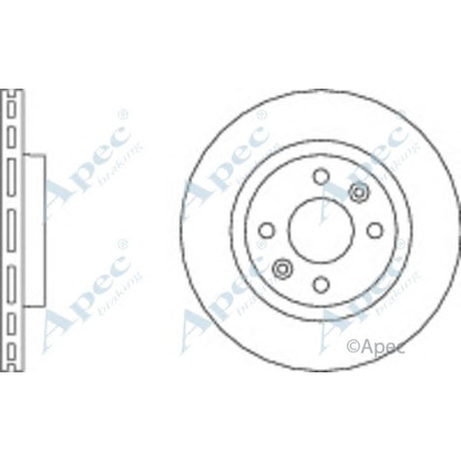 Zdjęcie Tarcza hamulcowa APEC braking DSK836