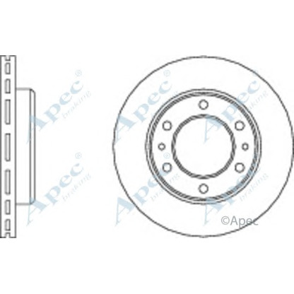 Photo Brake Disc APEC braking DSK900