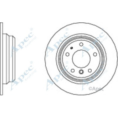 Foto Disco de freno APEC braking DSK901