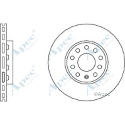 Zdjęcie Tarcza hamulcowa APEC braking DSK911