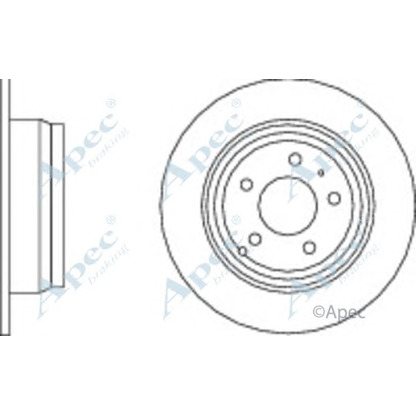 Zdjęcie Tarcza hamulcowa APEC braking DSK916