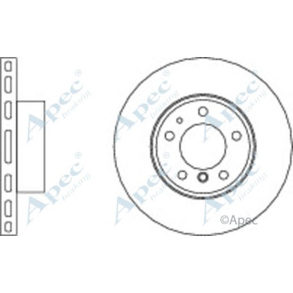 Фото Тормозной диск APEC braking DSK920