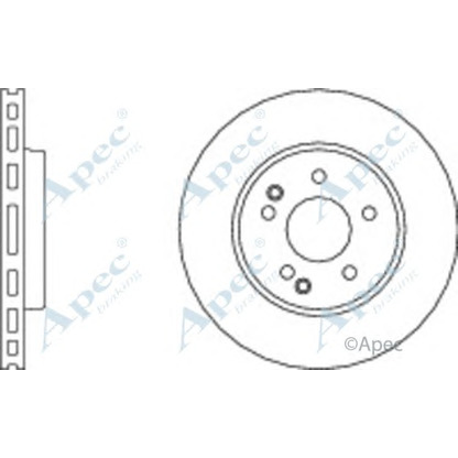 Photo Disque de frein APEC braking DSK921